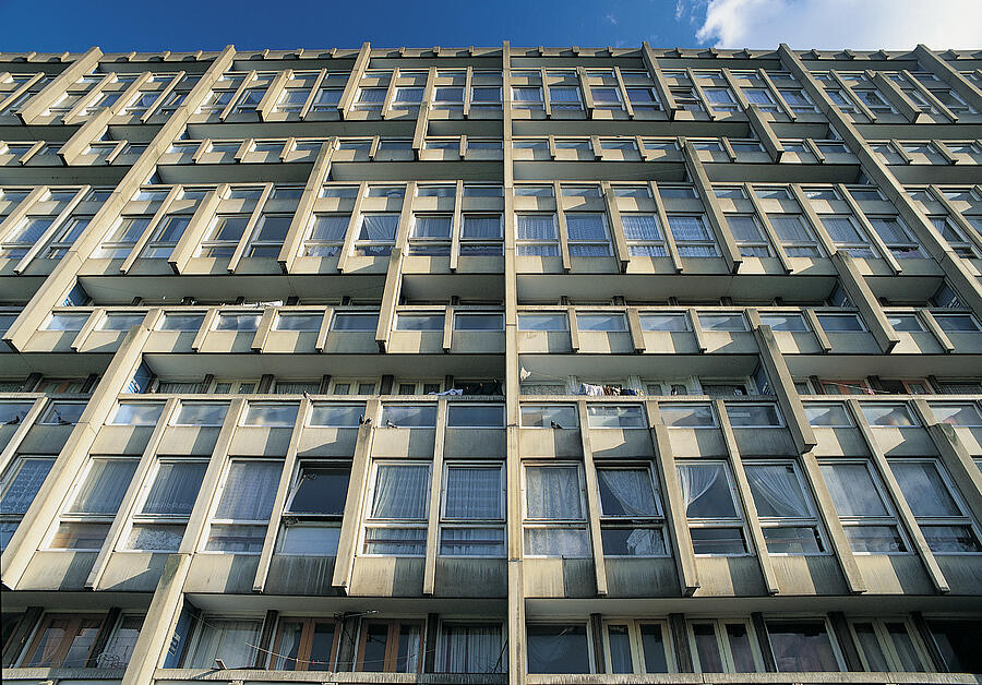 Apartment facade Photograph by Tony Weller