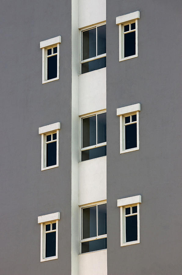 Apartment Windows Photograph - Apartment Side by Prakash Ghai