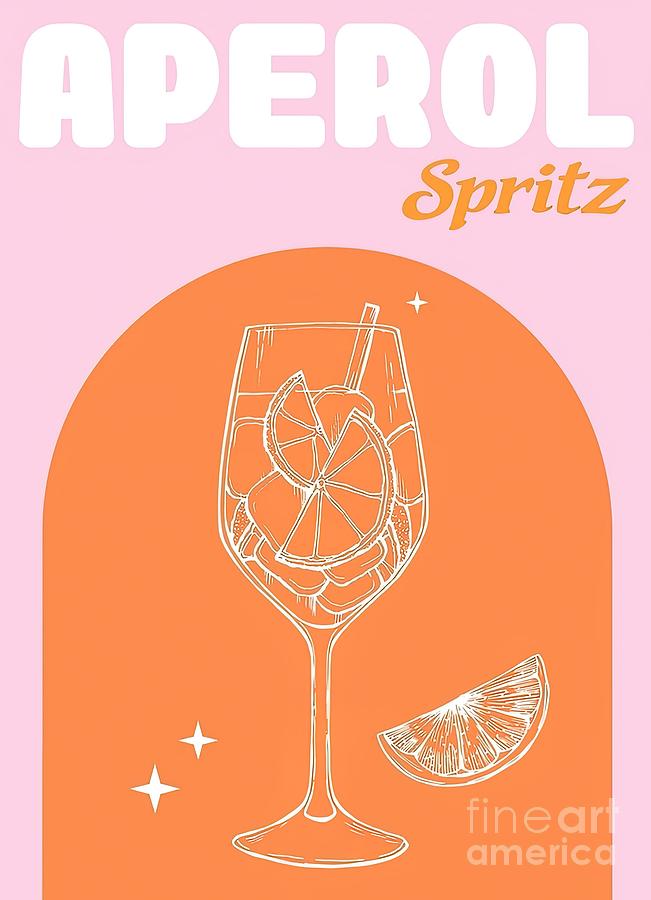 Aperol Spritz Painting By Turner Fox Pixels