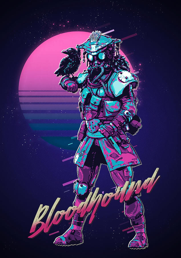 Apex Legends Bloodhound 80s Retro funny Tapestry - Textile by Watson ...