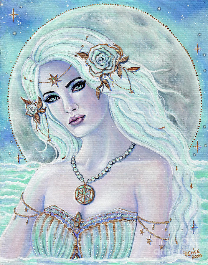 Aphrodite goddess of love Painting by Renee Lavoie | Pixels