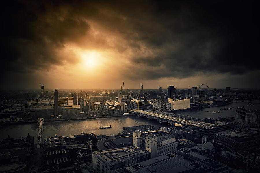Apocalypse Under Londons sky Photograph by Roland Shainidze Photogaphy