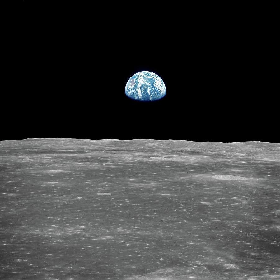 Apollo 11 - Earthrise Photograph by Eric Glaser