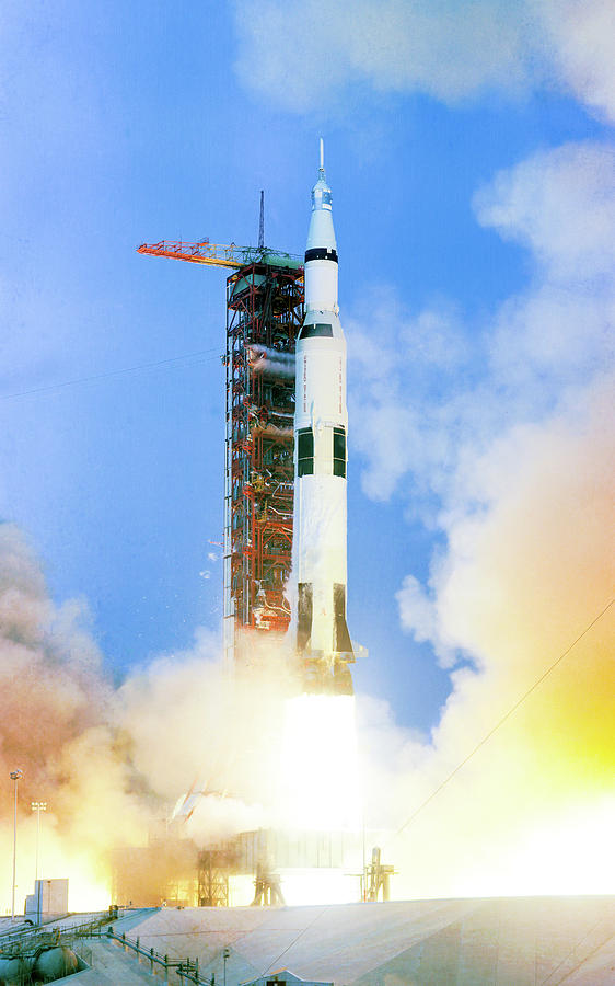 Apollo 13 Launch Photograph by Eric Glaser