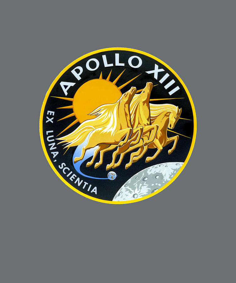 Apollo 13 Mission Logo Baby yellow Painting by Graham Hall | Fine Art ...