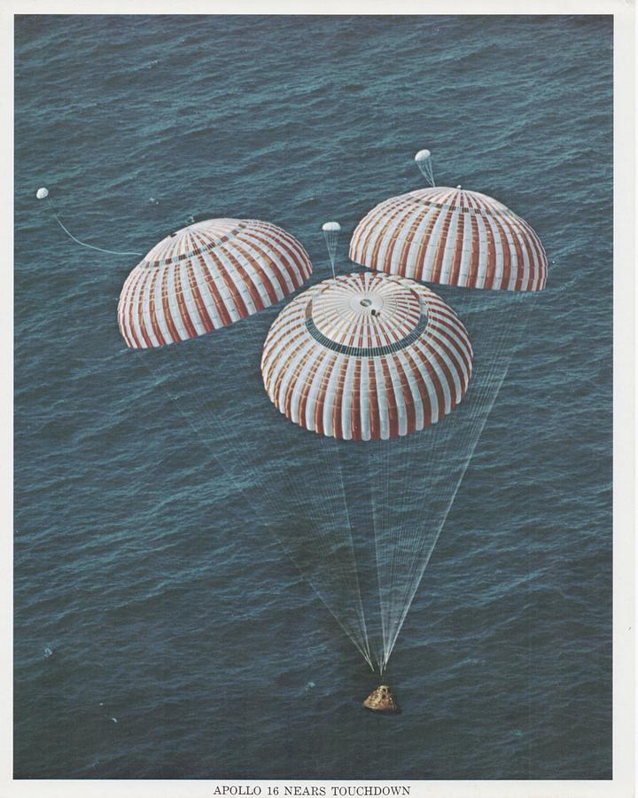 Apollo 14 Splashdown Photograph