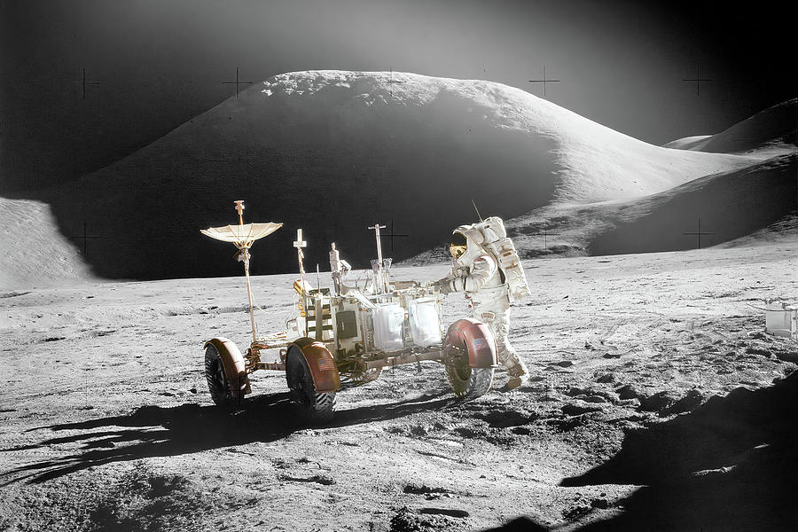 Apollo 15 Eva 1 Photograph