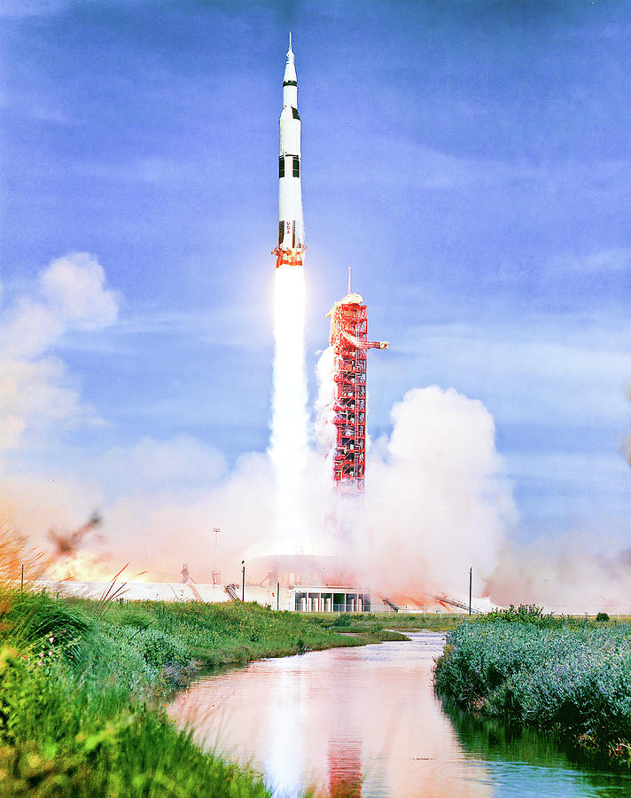 Apollo 15 Launch 3 Photograph by Eric Glaser