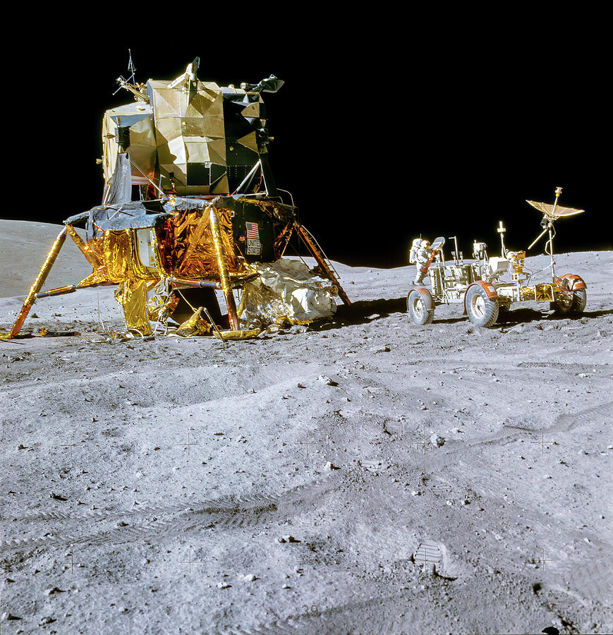 Apollo 16 Base Camp Photograph By Nasa