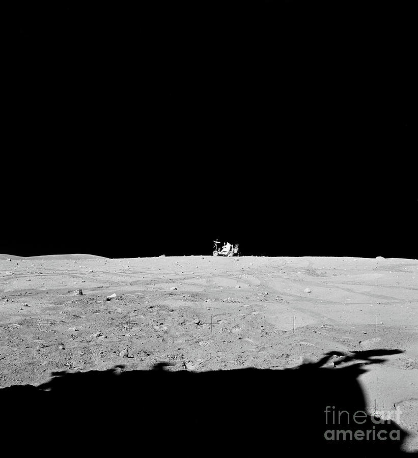 Apollo 16 - Lunar Rover, 1972 Photograph by Charles Duke Jr