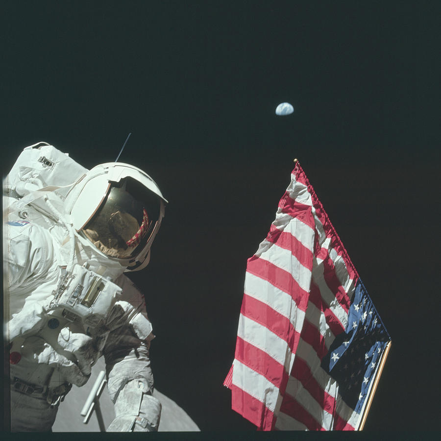 Nasa Photograph - Apollo 17 by Nasa