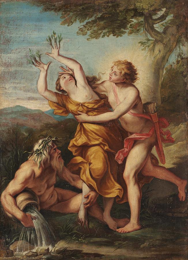 Apollo And Daphne Painting By Unknown Author Fine Art America