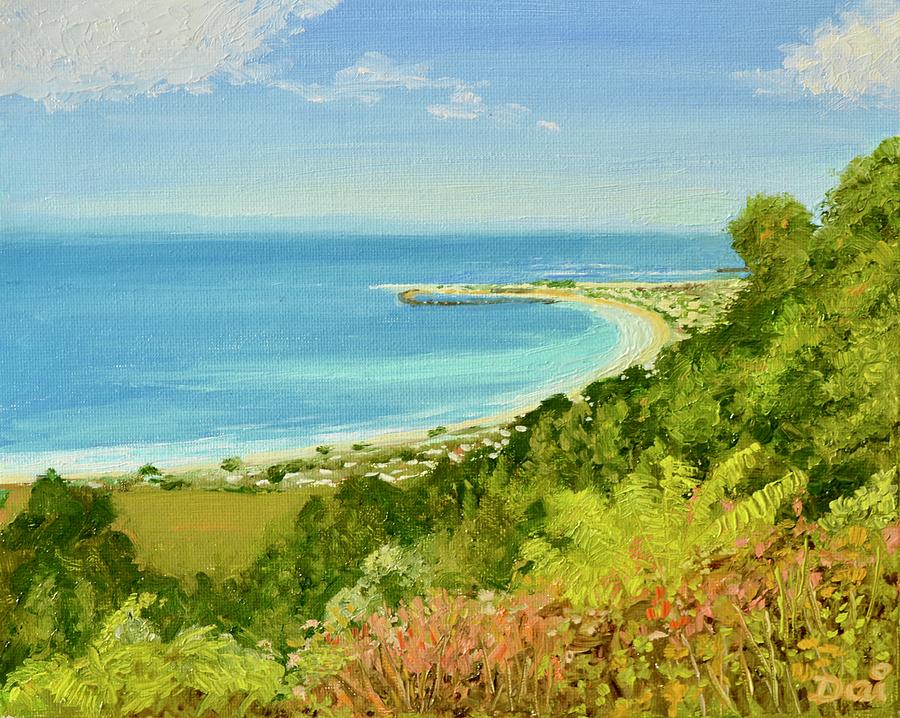 Apollo Bay from Marriners Lookout Painting by Dai Wynn