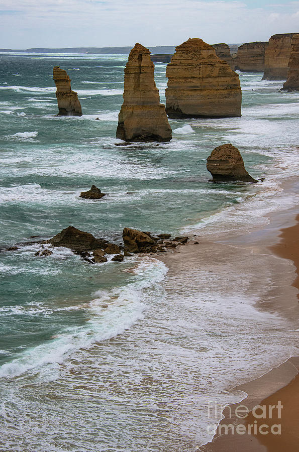 Apostle Formations on Great Ocean Road Photograph by Bob Phillips
