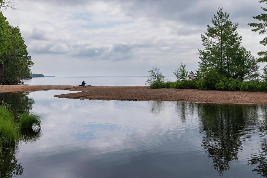 Apostle Island Reflection Photograph by Fran Gallogly