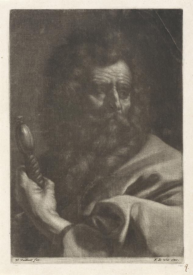 Apostle Paul, Wallerant Vaillant, 1658 - 1706 Painting By Timeless 