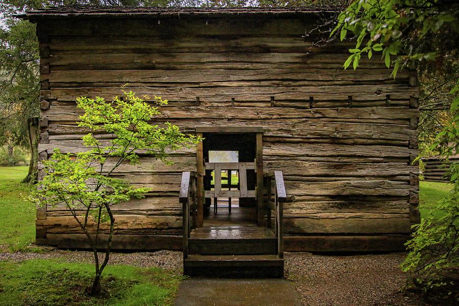 Appalachian Cabin at Mabry Mill Photograph by Deb Beausoleil