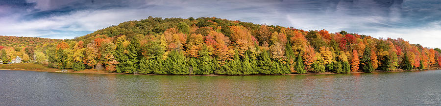 Appalachian Fall Colors Panorama 1  Photograph by Rich Isaacman