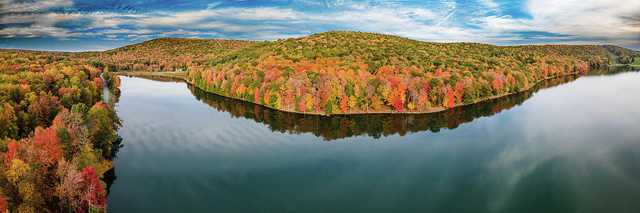 Appalachian Fall Colors Panorama 2 Photograph by Rich Isaacman