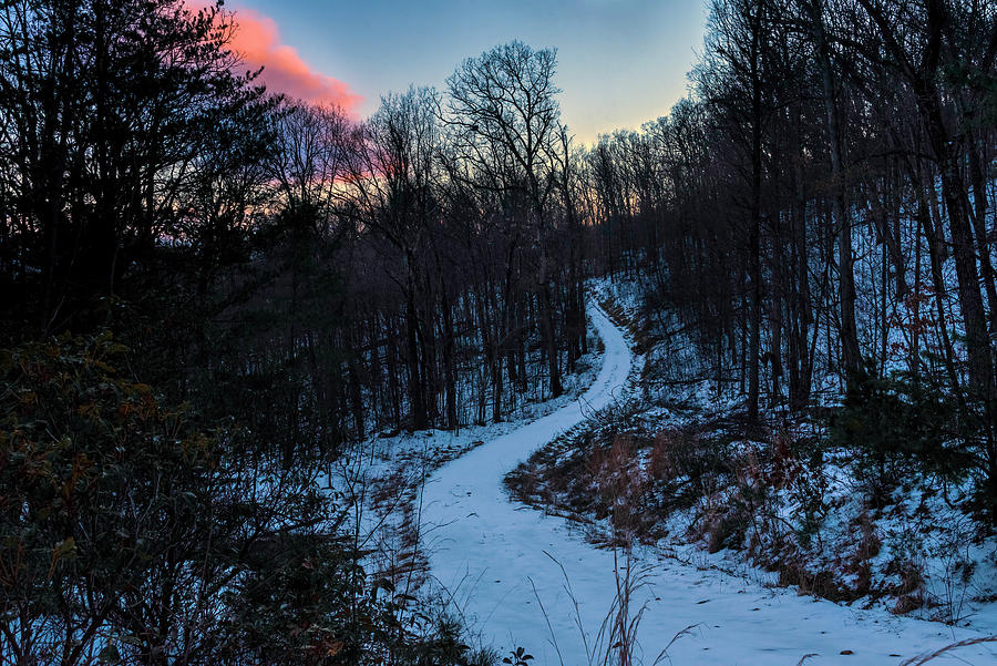 Winer Photograph - Appalachian Mountain Sunset by Lara Ellis