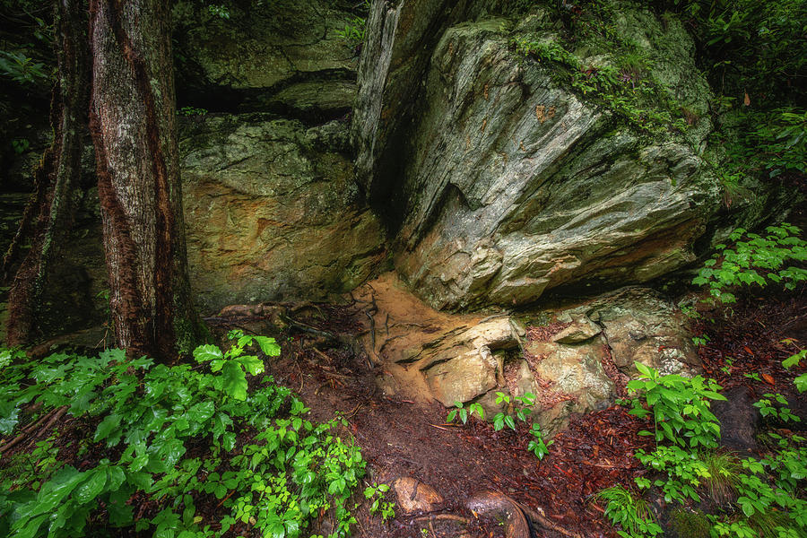 Appalachian Rock Formation Photograph by Robert J Wagner