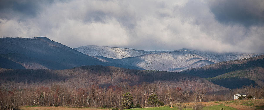 Appalachian snow Photograph by Tony DiStefano