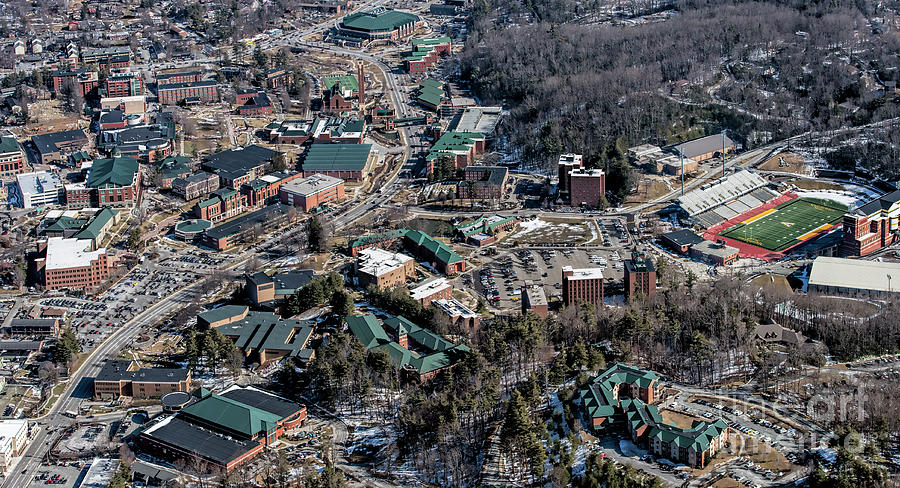 Appalachian State University Aerial View Photograph by David Oppenheimer