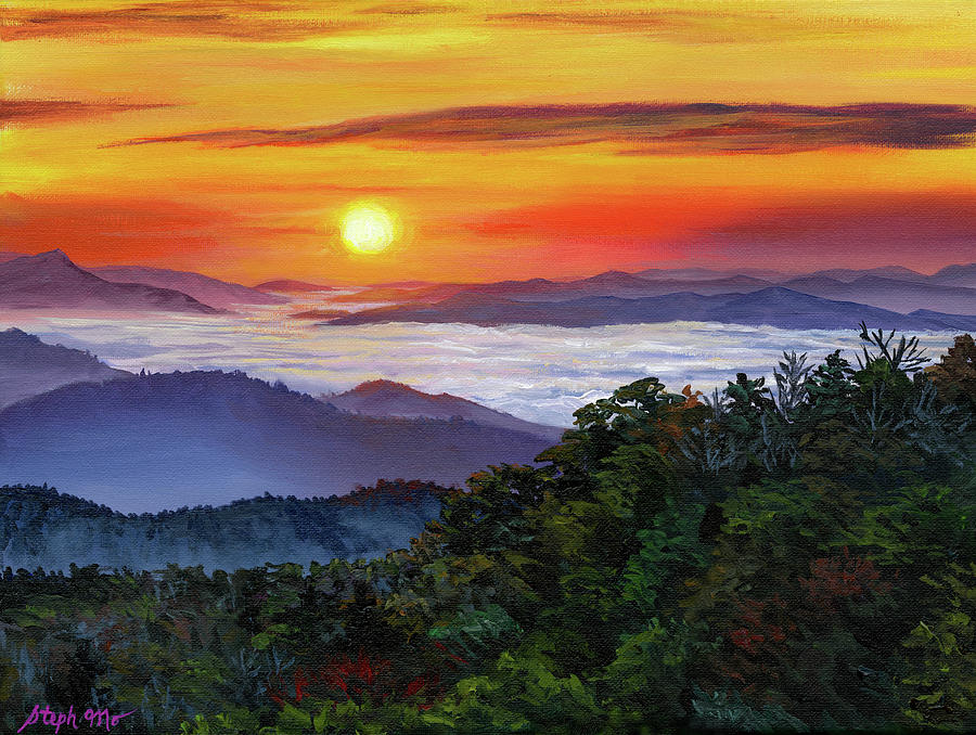 appalachian mountains painting