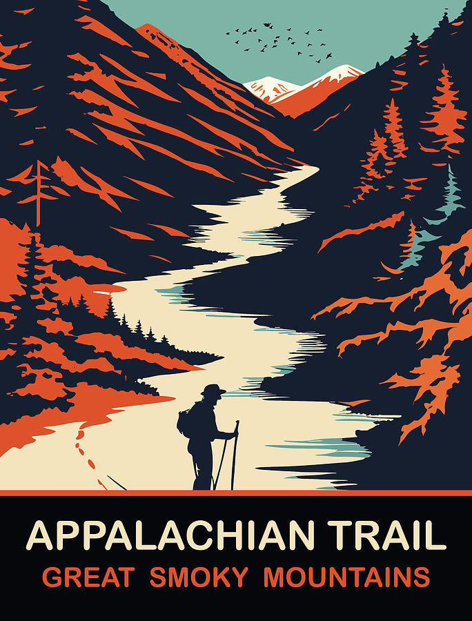Nature Digital Art - Appalachian Trail by Long Shot