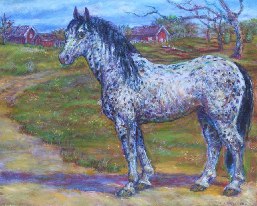 Appaloosa Horse  Painting by Veronica Cassell vaz