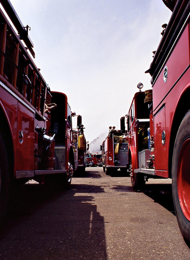 Apparatus -- Fire Engines in Morro Bay, California Photograph by Darin Volpe
