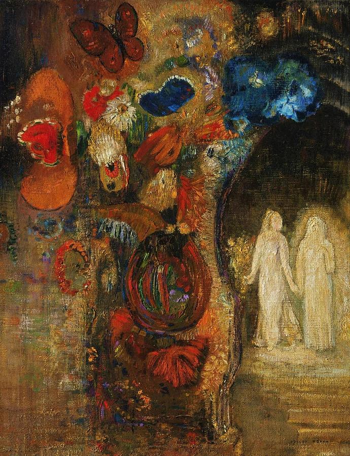 Apparition Drawing by Odilon Redon - Fine Art America