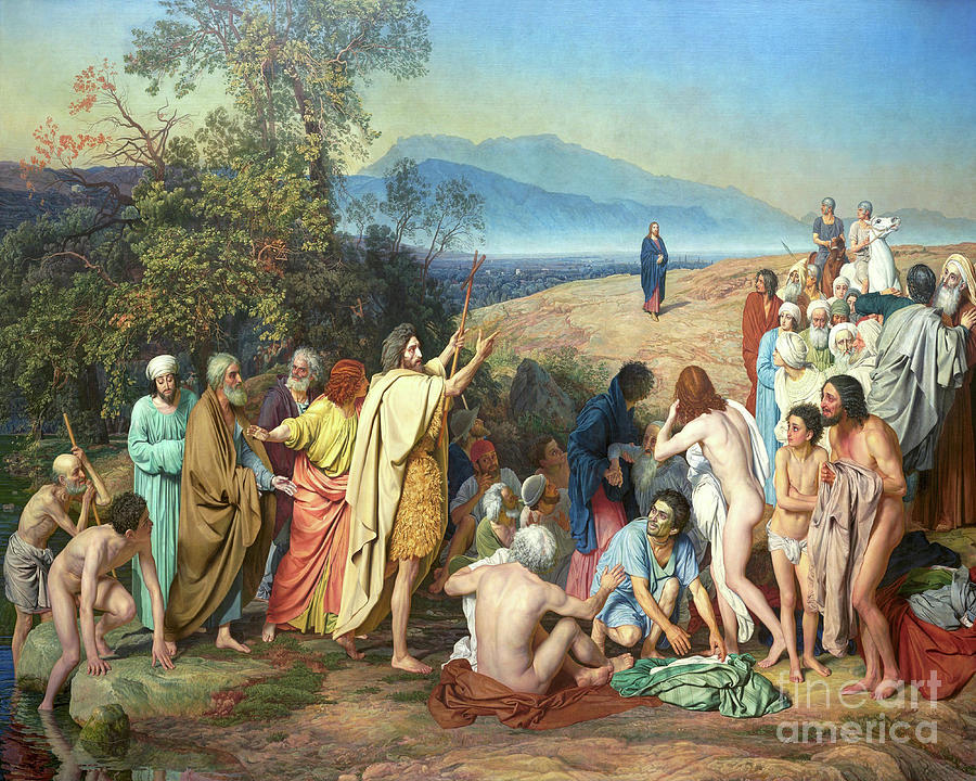 Appearance of Christ to the People - CZACP Painting by Alexander Andreyevich Ivanov