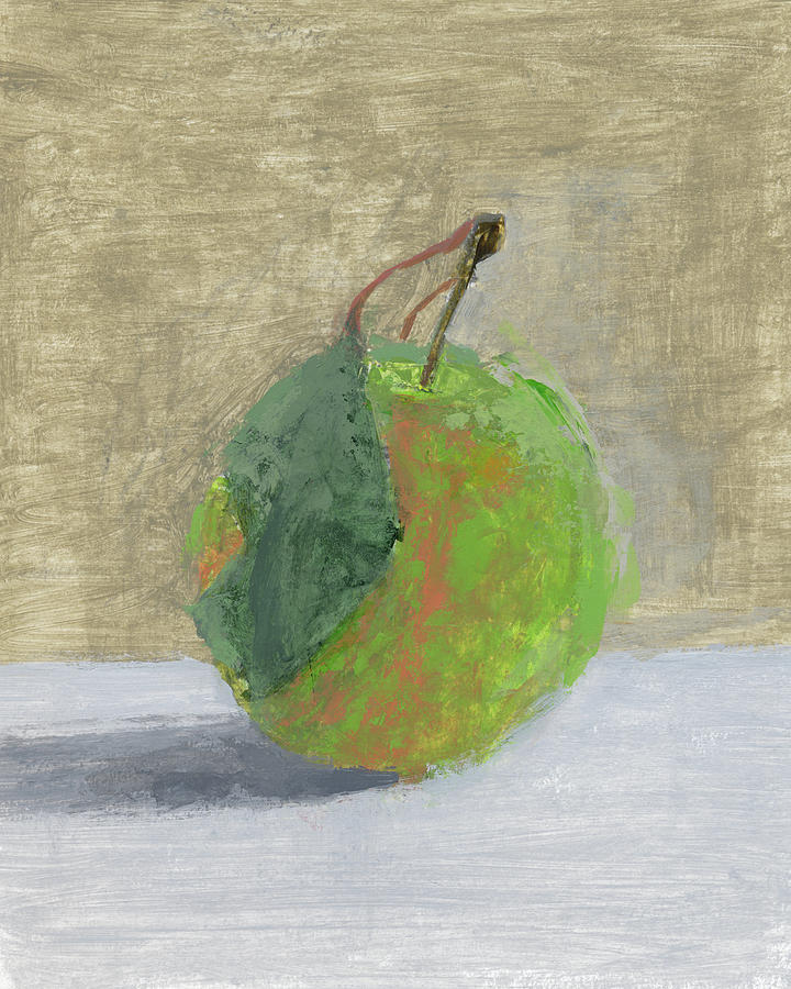 Still Life Painting - Apple 202309 by Chris N Rohrbach