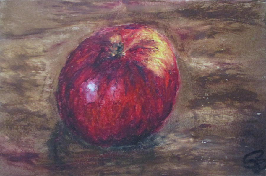 Apple A Painting by Jen Shearer