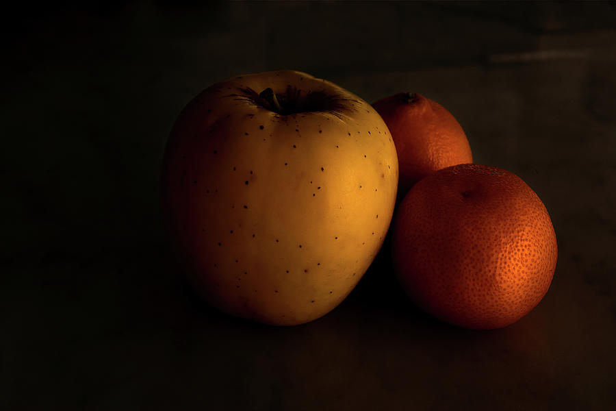 Apple and Oranges  Photograph by Alison Frank
