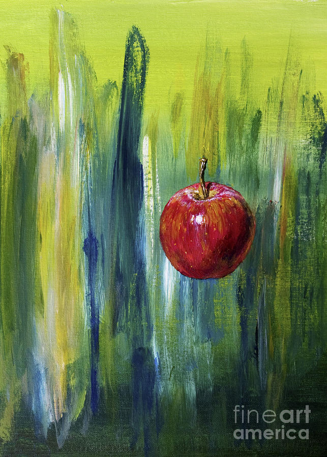 Apple Painting by Arturas Slapsys
