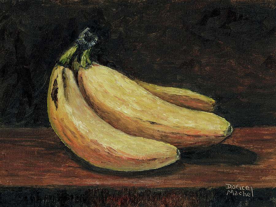Banana Painting - Apple Bananas by Darice Machel McGuire