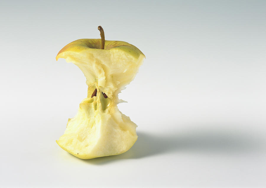 Apple core Photograph by Isabelle Rozenbaum
