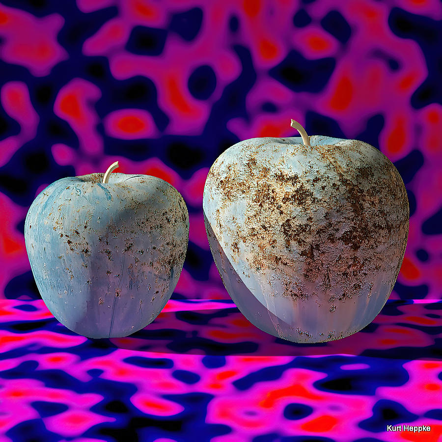 Apple Fruit Art Picture Gigant VII Digital Art by Kurt Heppke