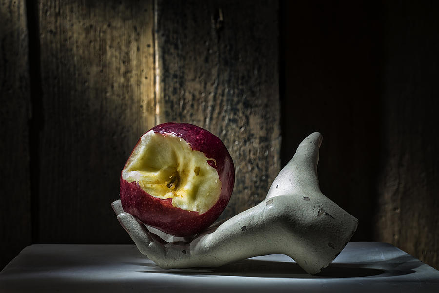 Apple in Mannequin Hand Photograph by Ian Gwinn
