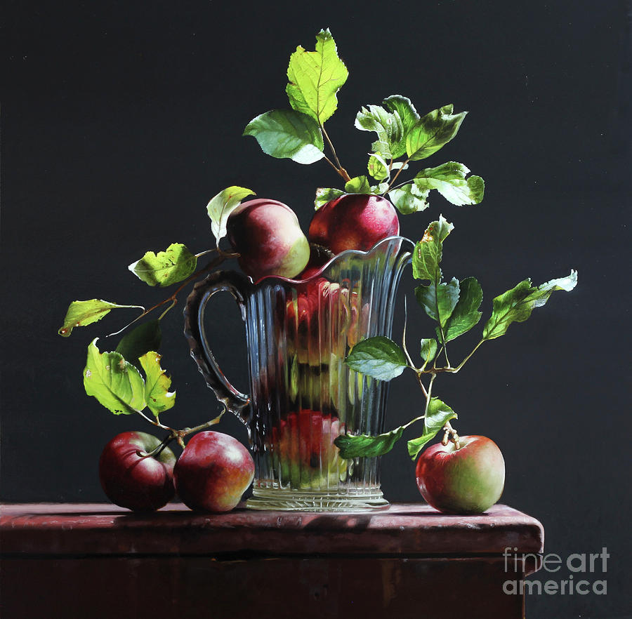 Apple Painting - Apple Juice by Lawrence Preston