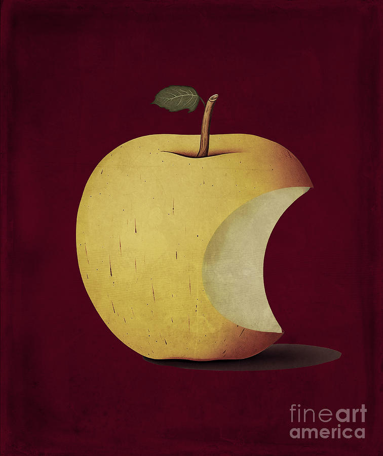 Apple Painting by Mindy Sommers