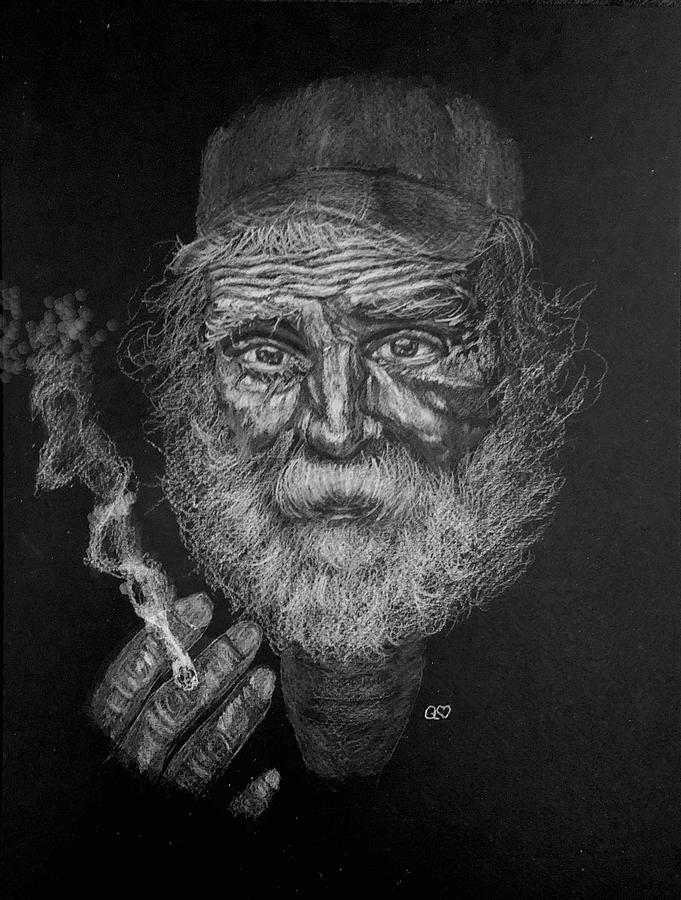 Smoker Joe Drawing by Quwatha Valentine