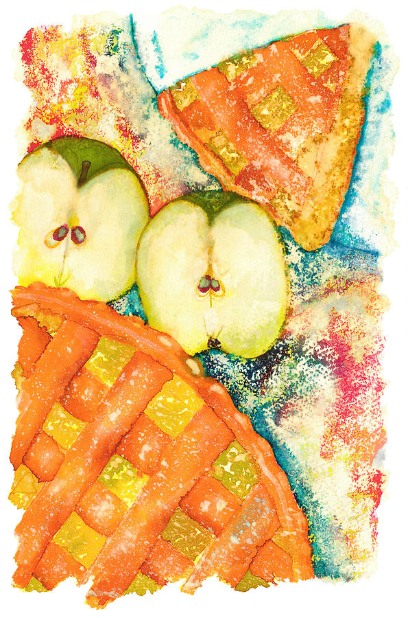 Apple Pie Drawing by Tess Stone