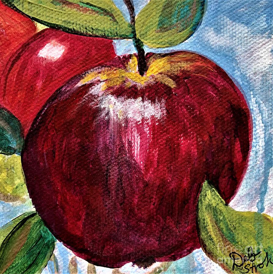 Apple Season Painting by Deb Stroh-Larson