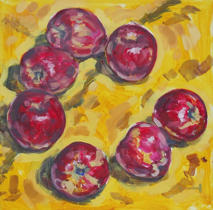 Apple Painting - Apple Time by Thomas Dans