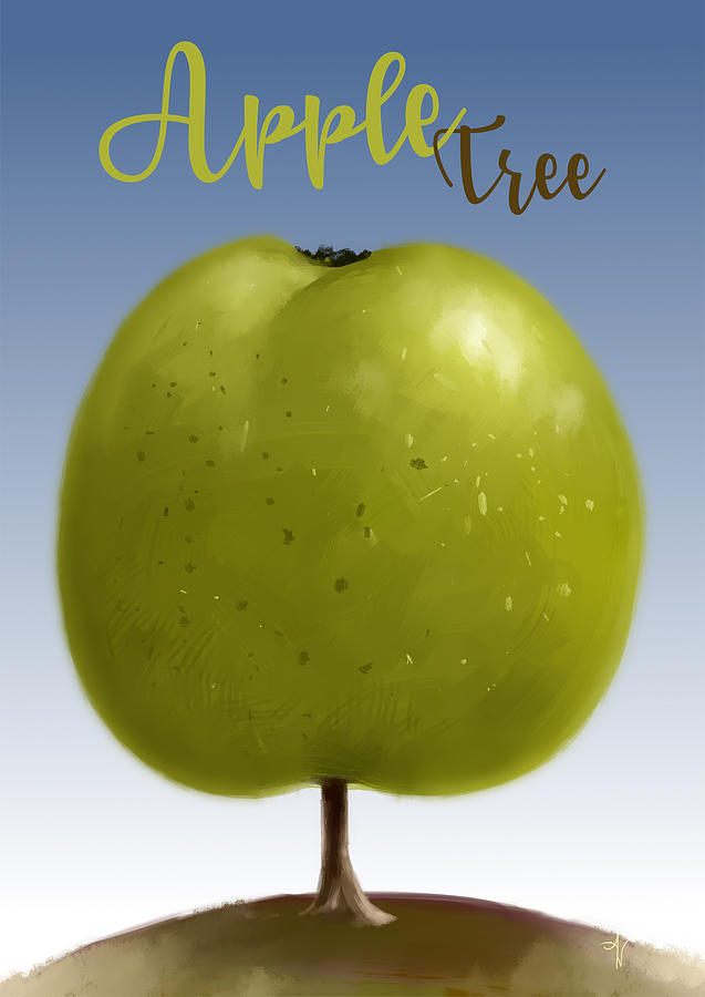 Apple Tree Digital Art by Arie Van der Wijst