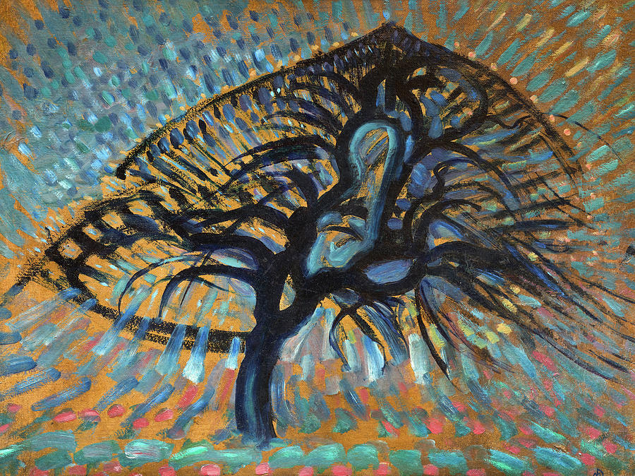 Apple Tree Painting by Piet Mondrian | Fine Art America
