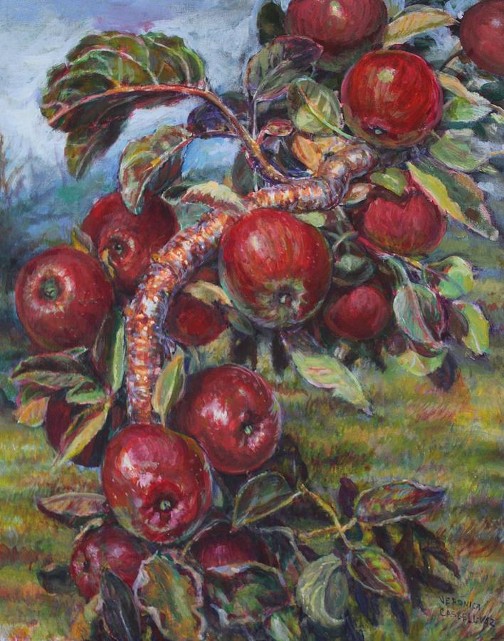 Apple Tree Painting by Veronica Cassell vaz